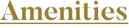 amenities